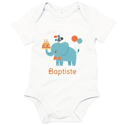 Body bébé à personnaliser - Eléphant. n°1