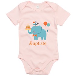 Body bébé à personnaliser - Eléphant. n°2