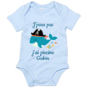 Body bb  personnaliser - Baleine