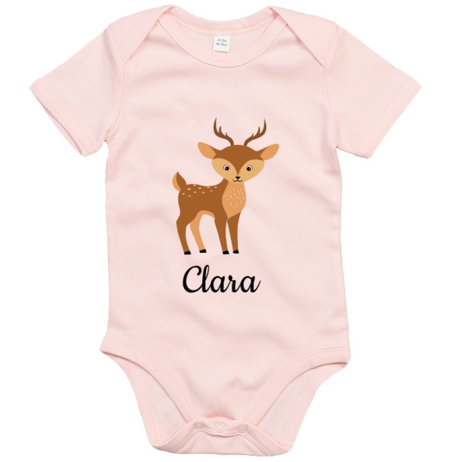 Body bb  personnaliser - Biche 