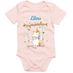 Body bb  personnaliser - Bb Licorne balanoire. n1