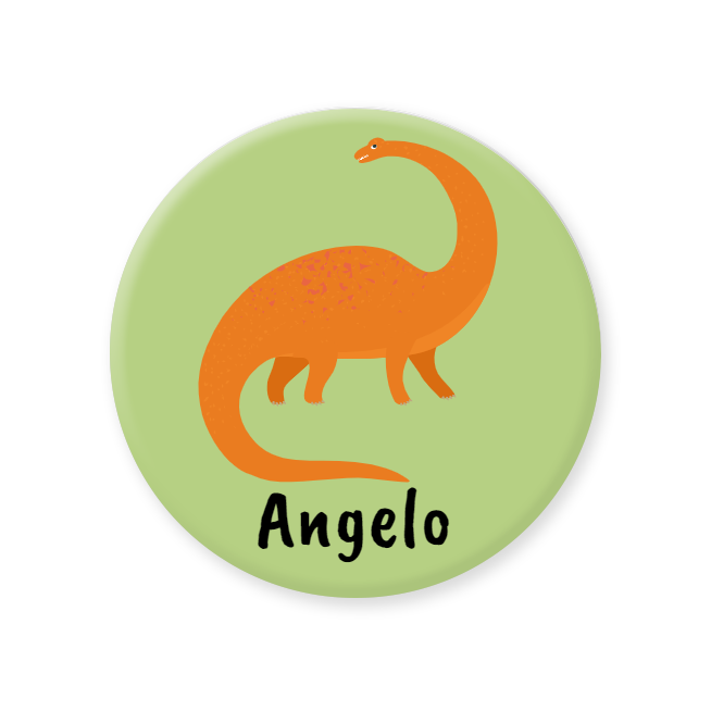 Badge  personnaliser - Diplodocus 