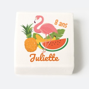 12 Guimauves personnalises - Tropical