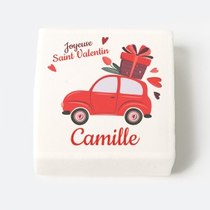 12 Guimauves personnalises - St Valentin Voiture