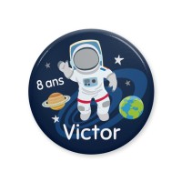Badge  personnaliser - Espace Astronaute
