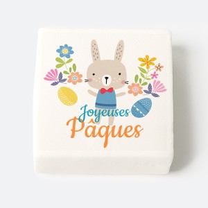 12 Guimauves personnalises - Joyeuses Pques