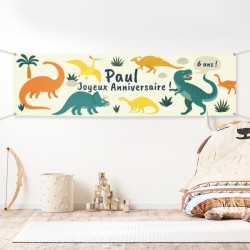 Bannire  personnaliser - Dinosaures. n1