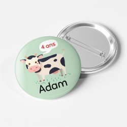 Badge  personnaliser - Vache. n1