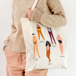 Tote bag  personnaliser - Les copines. n3