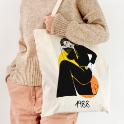 Tote bag  personnaliser - Femme 1988. n1