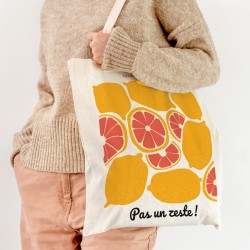 Tote bag  personnaliser - Citrons rouges. n4