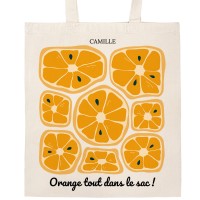 Tote bag  personnaliser - Oranges