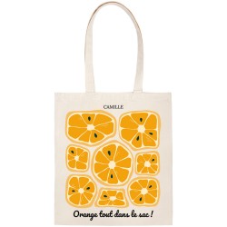 Tote bag  personnaliser - Oranges. n2