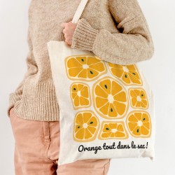 Tote bag  personnaliser - Oranges. n5