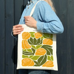 Tote bag  personnaliser - Abricots. n4