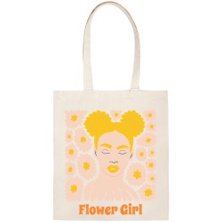 Tote bag  personnaliser - Flower girl. n4