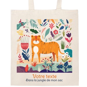 Tote bag  personnaliser - Ma petite jungle