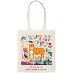 Tote bag  personnaliser - Ma petite jungle. n2