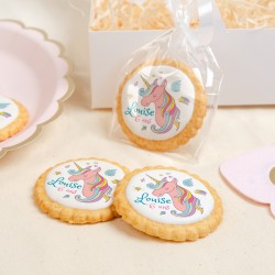 Biscuit personnalis - Licorne rainbow. n1