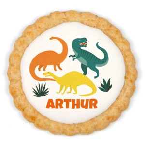Biscuit personnalisé - Dinosaures
