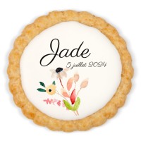 Biscuit personnalis - Jolies fleurs