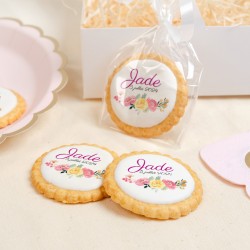 Biscuit personnalis - Guirlande de fleurs. n1