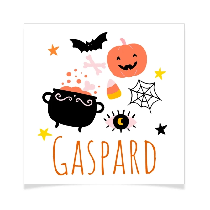 8 Tatouages à personnaliser - Halloween Groovy 