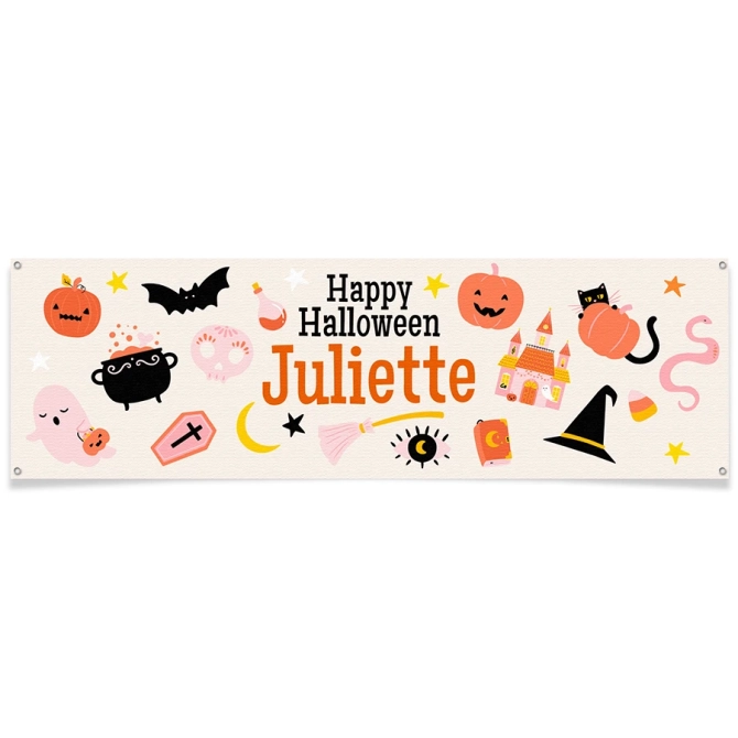 Bannire  personnaliser - Halloween Groovy 