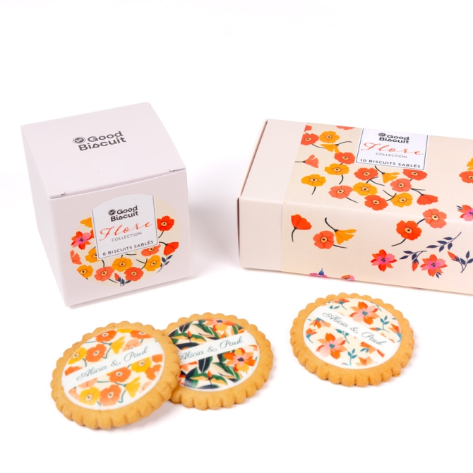 Biscuits personnaliss Collection Flore 