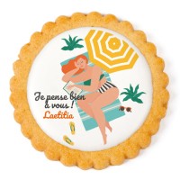 Biscuit personnalisé - La plage
