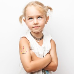 8 Tatouages à personnaliser - Gymnaste. n°2