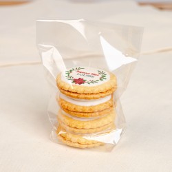 Biscuit personnalisé - Joyeuses Fêtes. n°2