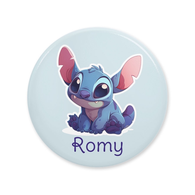 Badge à personnaliser - Stitch 