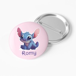 Badge à personnaliser - Stitch. n°1
