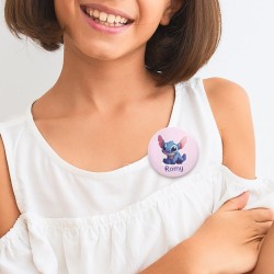 Badge à personnaliser - Stitch. n°2