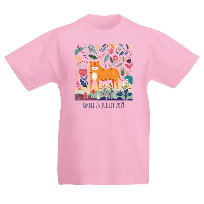 T-shirt  personnaliser - Ma petite jungle 