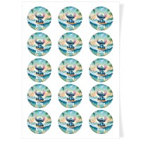 Disques Cupcake  personnaliser - Stitch Hawa