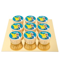 Disques Cupcake  personnaliser - Pokmon Sacha. n3