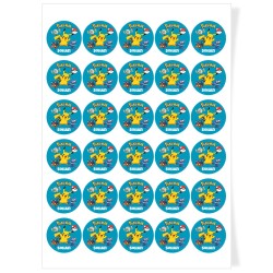 Disques Cupcake  personnaliser - Pokmon. n1