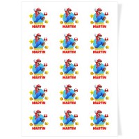 Disques Cupcake  personnaliser - Mario