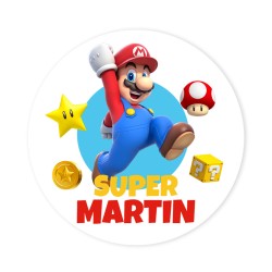 Disques Cupcake  personnaliser - Mario. n2