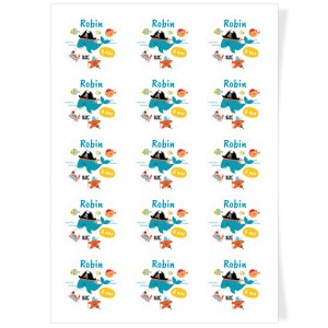 Disques Cupcake  personnaliser - Baleine Pirate