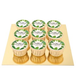 Disques Cupcake  personnaliser - Feuilles Tropicales. n3