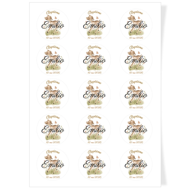 Disques Cupcake  personnaliser - Joli bois 