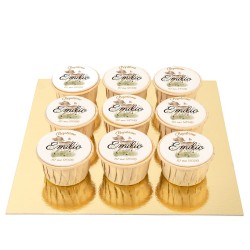Disques Cupcake  personnaliser - Joli bois. n3