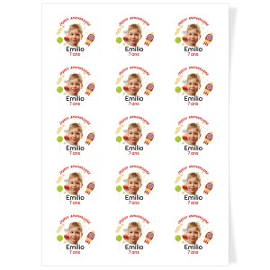 Disques Cupcake  personnaliser - Tte dans les toiles