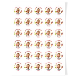Disques Cupcake  personnaliser - Tte dans les toiles. n1