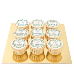 Disques Cupcake  personnaliser - Baptme Colombe. n3
