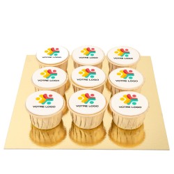 Disques Cupcake  personnaliser - Logo. n3