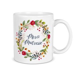 Mug  personnaliser - Merci Matresse Couronne